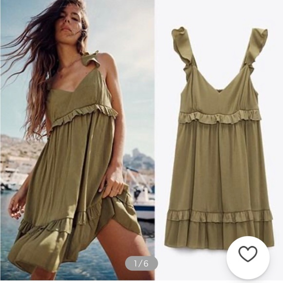 STUDDED MINI DRESS - Picture 1 of 8